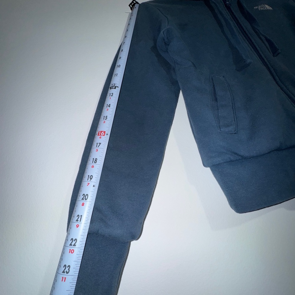 The North Face Reversible Fleece‎ Hoodie Blue and Light Blue Women’s XS - Picture 12 of 13